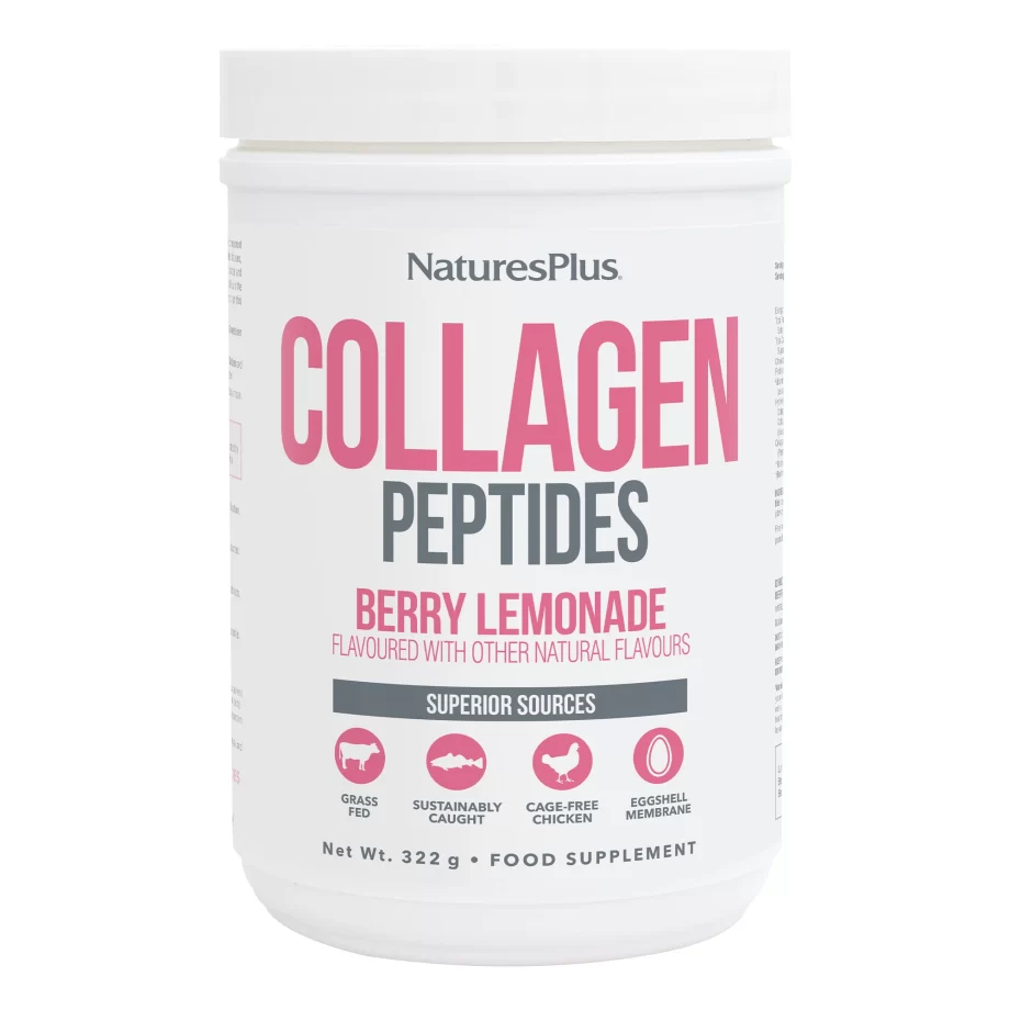 picture of natures plus collagen peptides berry lemonade